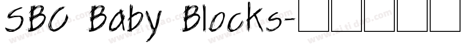 SBC Baby Blocks字体转换